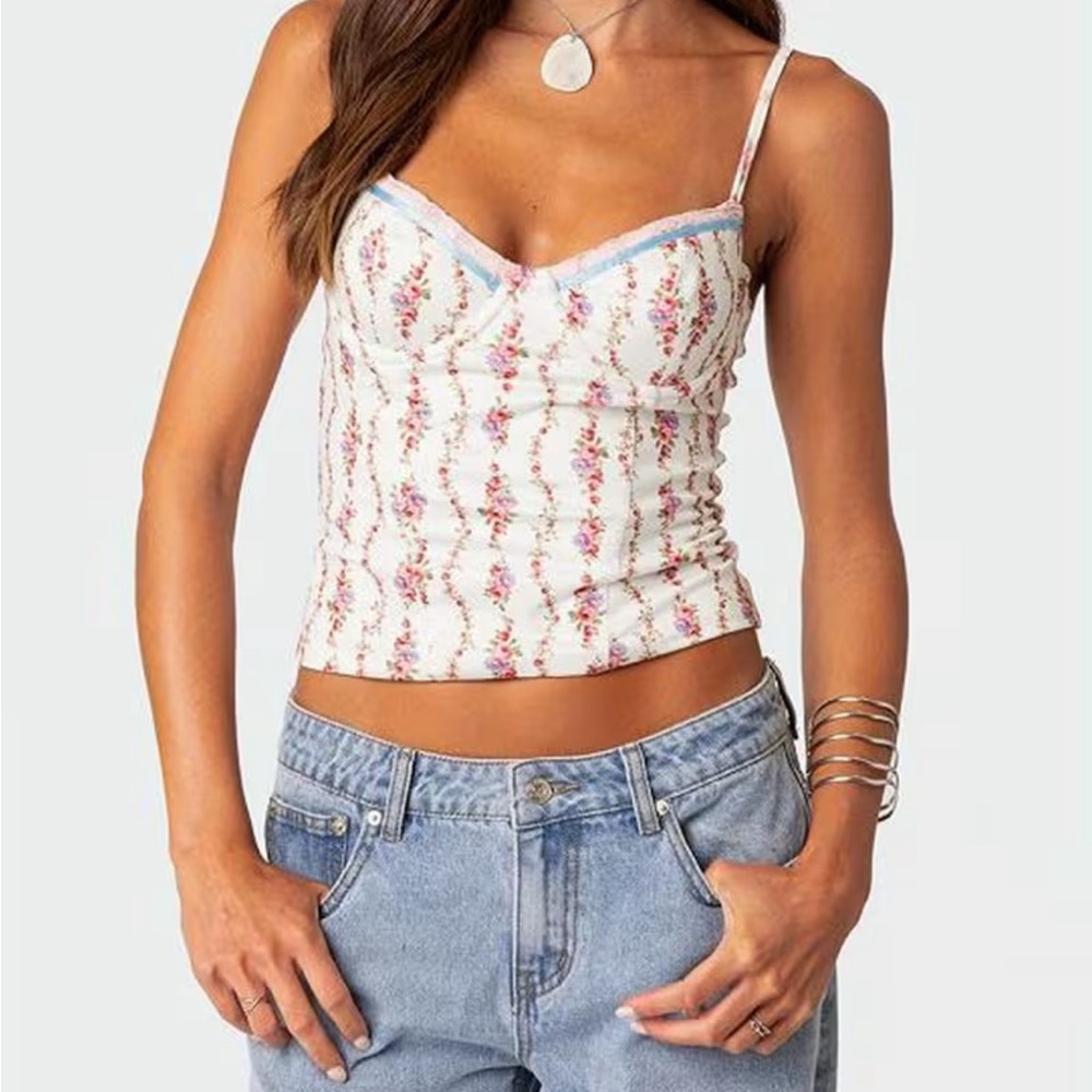Floral Print Women's Top